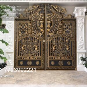 Double Gate Design Beautiful Modern Gate Designs No-4826