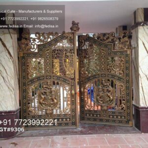 Laser Cut Steel Gate Designs Steel Gate Design For Home No-4907