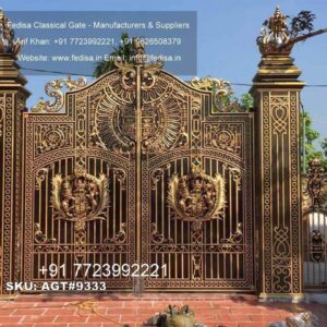 Stylish Outdoor Entry Gate Designs Jali Gate Design No-4937