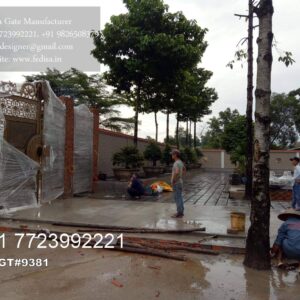 Front Gate Design Trends 2028 Laser Cutting Gate Design No-4990