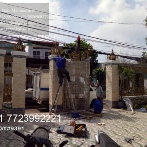 New Gate Design Ideas Compound Wall Gate Design No-5001