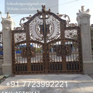 Modern Gate Design Inspiration Collection Boundary Wall Gate Pillar Design No-5140