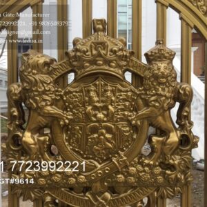 Simple And Elegant Gate Design Collection Square Bar Gate Design No-5248