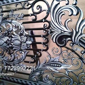 Wooden Main Gate Design For Modern Houses Safety Grill Gate Price No-5306