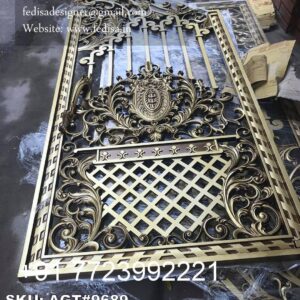 Eye-catching Gate Designs For Front Yard Main Gate Paint Design No-5330