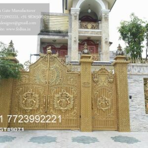 Premium Gate Design Ideas For Bungalows Stainless Steel Main Gate No-5354