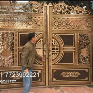 Safe Gate Design For Home Entrance Cement Gate Design No-5373