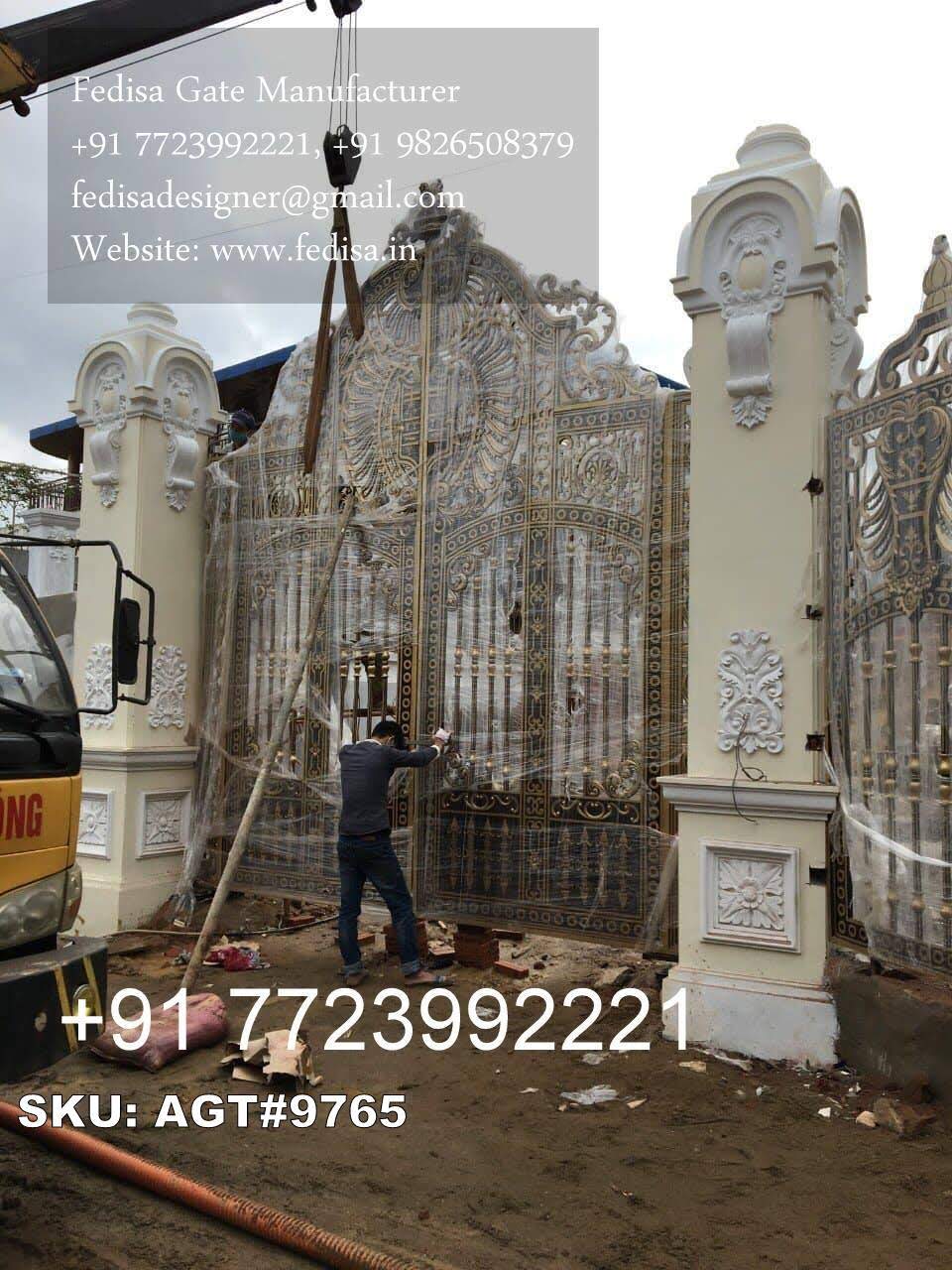 Modern Gate Ideas For Villas Pipe Design Gate No-5415