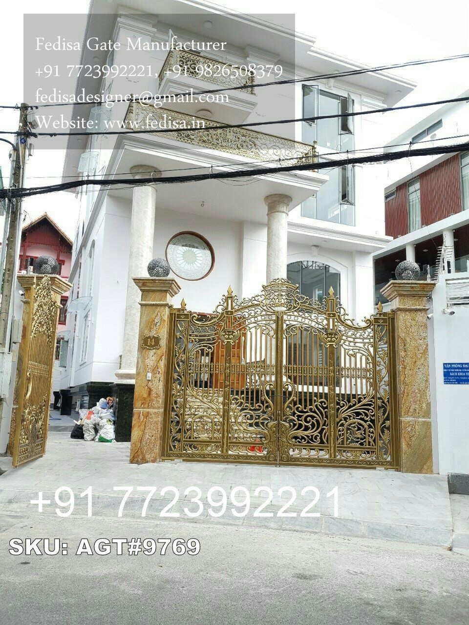 Elegant Gate Styles Main Entry Gate Design No-5419