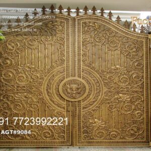 Strong And Stylish Gate Design Ideas Main Gate Wooden Door Design No-5498