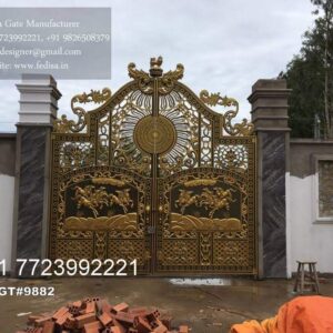 Stylish Gate Design Trends For Homes Pillar Design For Main Gate No-5545