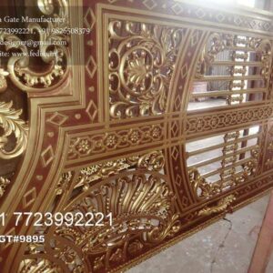 Stylish Front Gate Design Collection Main Gate Steel Door Design No-5559