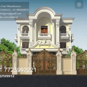Unique Gate Design Inspiration 2029 Iron Gate Handle Design No-5579