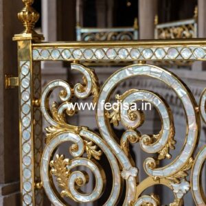 Stylish Balcony Railing Design With Glass And Steel No-44435