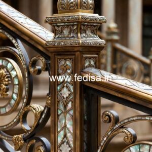 Modern Staircase Railing Design For Luxury Homes No-44445