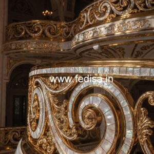 Modern Balcony Design India With Railings No-44557