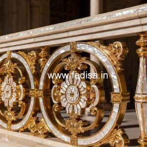 Stylish Exterior Railing Design For Small House India No-44995