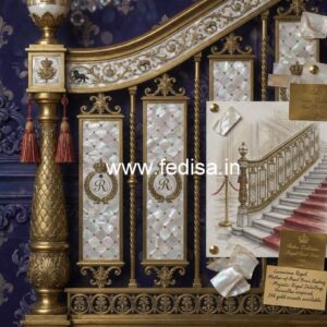 Latest Balcony Design With Steel Railing India No-45009
