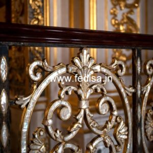 Modern Staircase Railing Designs For Small House No-45132