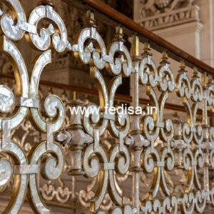 Modern Ghar Exterior Railing Design No-45290