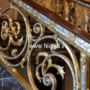 Elegant Staircase Railing Ideas For Home Decor No-45294
