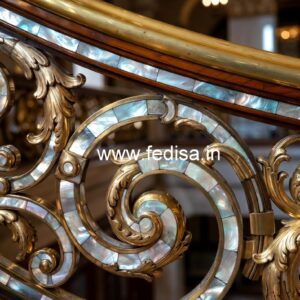 Stylish Balcony Railings For Indian Homes Exterior No-45309