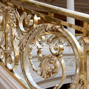 Stylish Balcony Design Ideas With Steel Railings For Homes No-45433