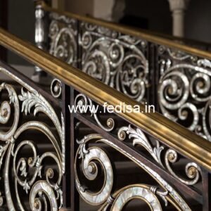 Modern Exterior Railing Design India No-45869