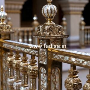 Indian House Front Balcony Railing Design No-45875
