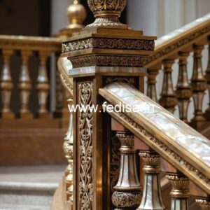 Stylish Indian Balcony Design With Railings No-45944
