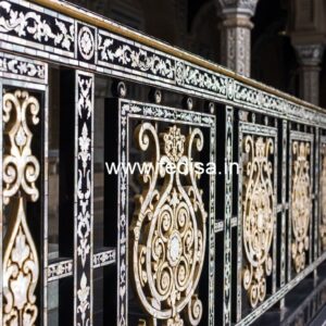 Latest Steel & Glass Railing Designs No-45979
