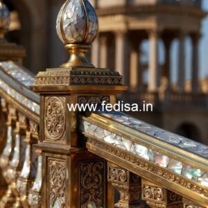 Modern Ghar Exterior Railings No-46082