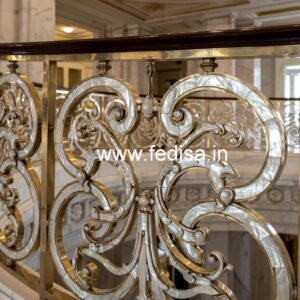Modern Staircase Railing Designs India No-46176