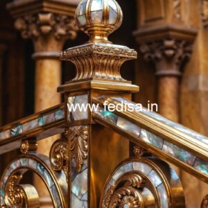 Modern Balcony Railing Ideas With Glass Panels India No-46332