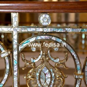 Modern Ghar Exterior Railing Design No-46623