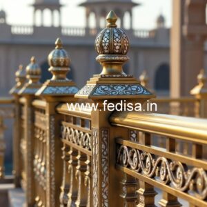 Modern Balcony Railing Design With Glass No-47074