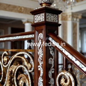 Modern Balcony Railing Ideas With Glass Panels No-47134