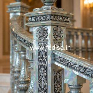 Best Home Railing Designs With Steel And Wood No-47145