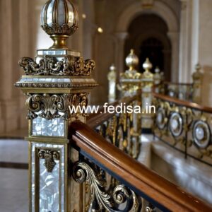 Indian House Front Balcony Railing Design No-47208