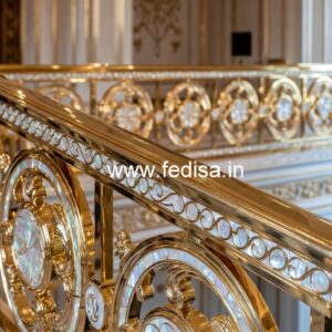 Modern Steel Balcony Railing Design India No-47211