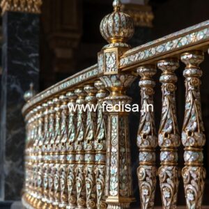 Stylish Ghar Balcony Design With Railings No-47214