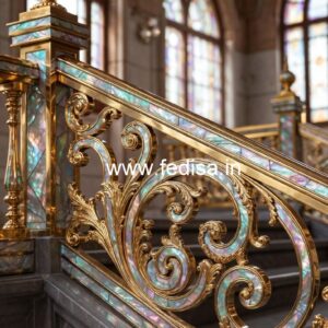 Modern Balcony Design India With Railings No-47223