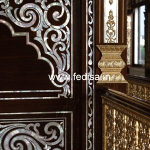 Indian Balcony Design With Modern Railings No-47225