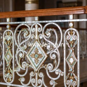 Modern House Front Railing Designs No-47315