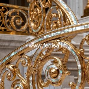 Modern Ghar Exterior Railings No-47415