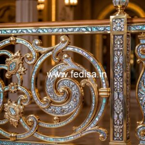 Modern Balcony Design With Glass Railings No-47521