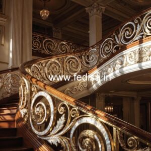Modern Steel Balcony Designs No-47696