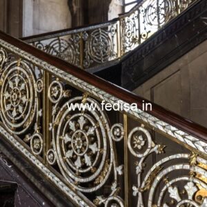 Modern Balcony Railing Design With Glass No-47806