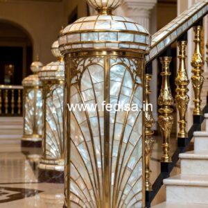 Modern Steel Balcony Railing Design India No-47943