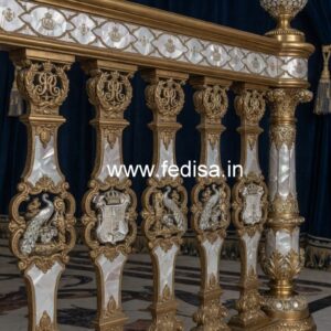 Ghar Balcony Design With Stylish Railings No-48003